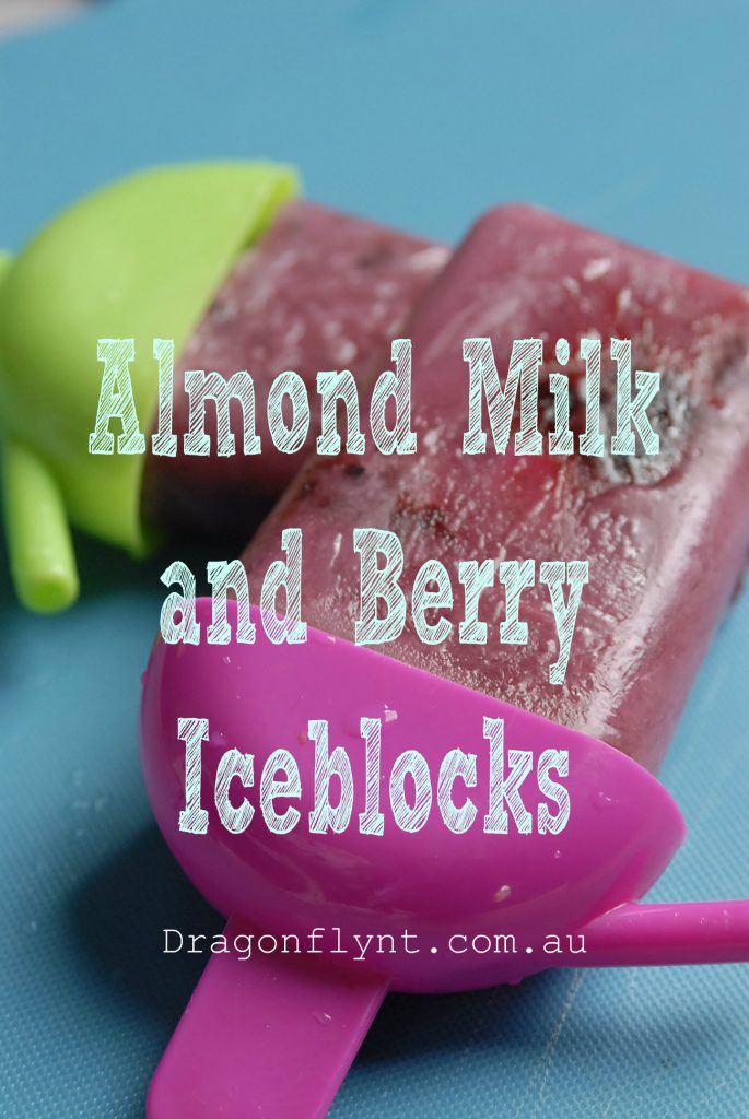 Berry,almond iceblock
